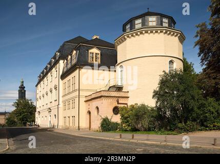 Biblioteca torre della Duchessa Anna Amalia Biblioteca, Weimar, Turingia, Germania, Europa Foto Stock