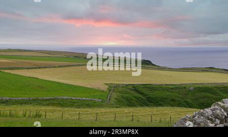 Bellissimo paesaggio in Scozia vicino a Latheron Foto Stock