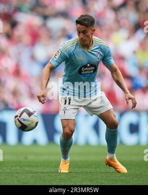 Bilbao, Spagna. 20th maggio, 2023. Franco Cervi di RC Celta durante la partita di la Liga tra Athletic Club e RC Celta si è giocato allo stadio di San Mames il 20 maggio 2023 a Bilbao, Spagna. (Foto di Cesar Ortiz/PRESSIN) Credit: PRESSINPHOTO SPORTS AGENCY/Alamy Live News Foto Stock