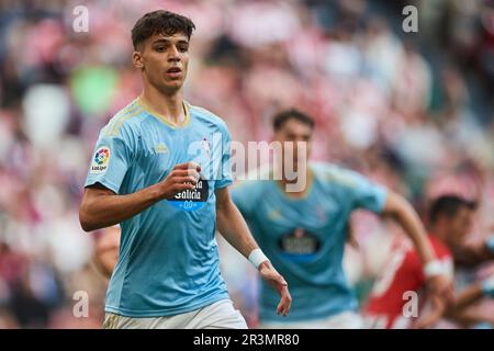 Bilbao, Spagna. 20th maggio, 2023. Gabri Veiga di RC Celta durante la partita la Liga tra Athletic Club e RC Celta si è giocato allo stadio di San Mames il 20 maggio 2023 a Bilbao, Spagna. (Foto di Cesar Ortiz/PRESSIN) Credit: PRESSINPHOTO SPORTS AGENCY/Alamy Live News Foto Stock