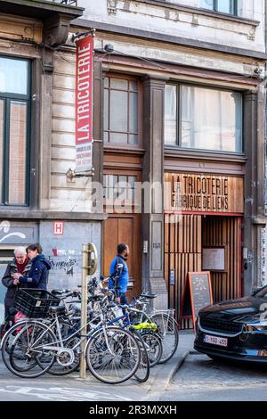 Il sito eventi la Tricoterie a Saint-Gilles a Bruxelles | l'espace culturelle et lieu evenementiel la Tricoterie a Saint-Gilles Foto Stock