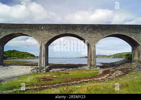 Viadotto di Ardnambuth Scozia Foto Stock