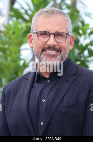 Cannes, Francia. 25th maggio, 2023. Steve Carell partecipa alla fotocellula 'Asteroid City' al 76th° festival annuale del cinema di Cannes al Palais des Festivals il 24 maggio 2023 a Cannes, Francia. DGP/imageSPACE/Sipa USA Credit: Sipa USA/Alamy Live News Foto Stock