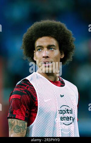 Cornellà, Spagna, 24, maggio, 2023. Spagnolo la Liga: RCD Espanyol / Atlético de Madrid. Axel Witsel (20) Credit: JG/Alamy Live News Foto Stock