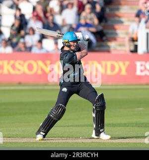 Northampton Maggio 24 :Adam HoseWORCESTERSHIRE RAPIDS durante l'incontro Blast Vitality T20 tra Northamptonshire Steelbacks e Worcestershire Rapids presso il County Ground Northampton England . Foto Stock