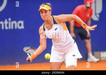 Danka Kovinic (secondo posto, Montenegro). Argentina Open WTA 2022, finale Foto Stock