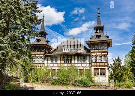 L'ex hotel Alexisbad Harz Foto Stock