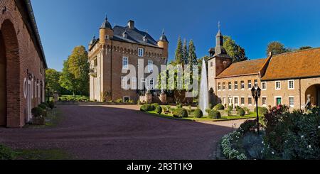 Loersfeld Castello, Kerpen, Nord Reno-Westfalia, Germania, Europa Foto Stock