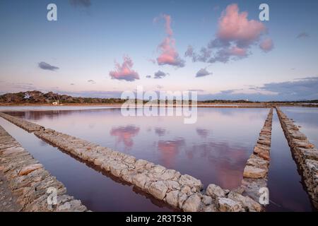 Parc Natural de Ses Salines dEivissa i Formentera, Formentera, Isole Pitiusas, Comunità Baleari, Spagna. Foto Stock