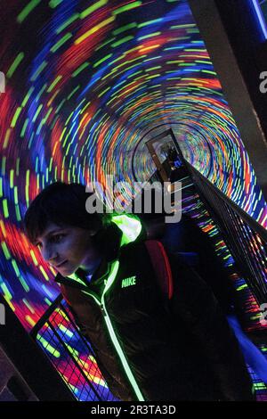 Camera Obscura & World of Illusions, Edimburgo, Lowlands, Escocia, Reino Unido. Foto Stock