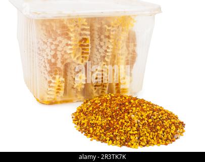 Pettine di miele e polline Foto Stock