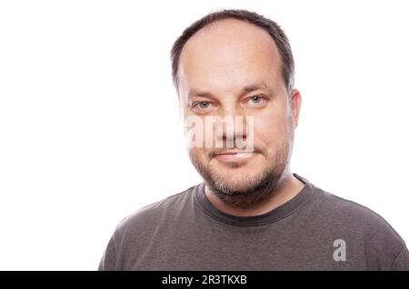 Uomo tra i suoi 40 anni Foto Stock