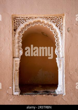 Patio de los Surgidores. Palacio Taifa, Alcazaba, Malaga, Spagna Foto Stock