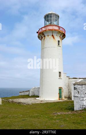 Arranmore Lighthouse, Arranmore Island, County Donegal, Arainn Mhor, Irlanda Foto Stock