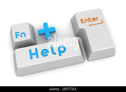 Pulsante di aiuto Foto Stock