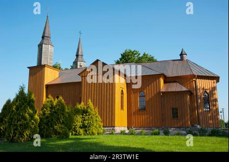 Chiesa, Sacro cuore, Jeleniewo, Polonia Foto Stock