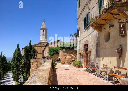 Pienza, Toscana, Italia Foto Stock