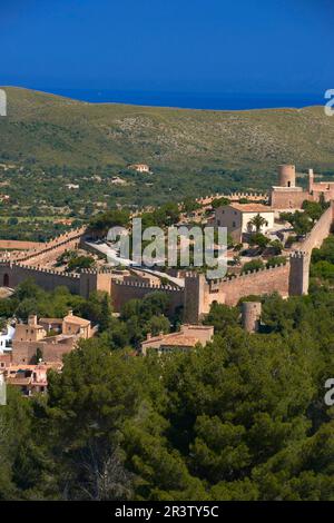 Capdepera, Castello, Isola di Maiorca, Maiorca, Isole Baleari, Spagna Foto Stock