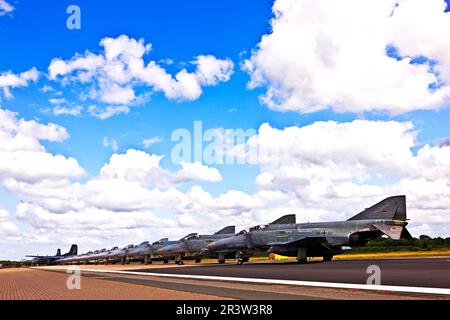 McDonnell Douglas F-4F Phantom II, tipo di aeromobile, combattente, difesa aerea, ricognizione, Due posti, caccia bombardiere, caccia aereo, Bundeswehr Foto Stock