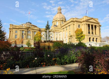 Il legislatore Alberta edificio in Edmonton, Canada. Foto Stock