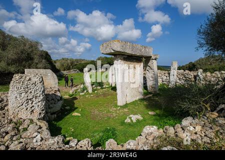 Sito preistorico di TalatÃ­ de Dalt Foto Stock