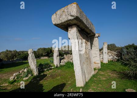 Sito preistorico di TalatÃ­ de Dalt Foto Stock