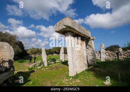 Sito preistorico di TalatÃ­ de Dalt Foto Stock