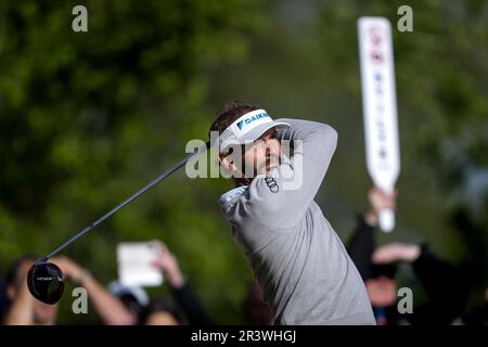 CROMVOIRT - Joost Luiten in azione durante l'edizione 103rd del torneo di golf KLM Open. LEVIGATRICE ANP KONIN Foto Stock