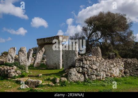 Sito preistorico di TalatÃ­ de Dalt Foto Stock