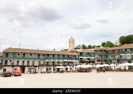 Chinchon. Chinchon città piazza. Chinchon è un comune spagnolo del sud-est della Comunità di Madrid. Appartenente alla Las Vegas Foto Stock