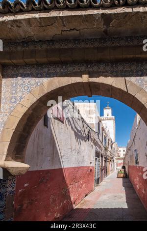 Dintorni della Moschea ben Youssef Foto Stock