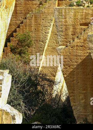 Pedreres de s'ostello. Ciutadella. Minorca. Islas Baleares.España. Foto Stock