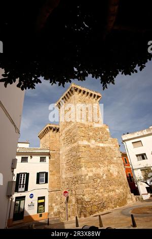 Pont de Sant Roc. Maó.Menorca.Baleares.España. Foto Stock