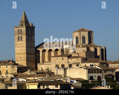 Iglesia parroquiale . Sineu. Comarca de es Pla. Maiorca. Baleares.España. Foto Stock