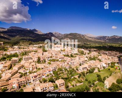 Selva , mancomunidad del Raiguer, Maiorca, isole Baleari, Spagna, Europa. Foto Stock