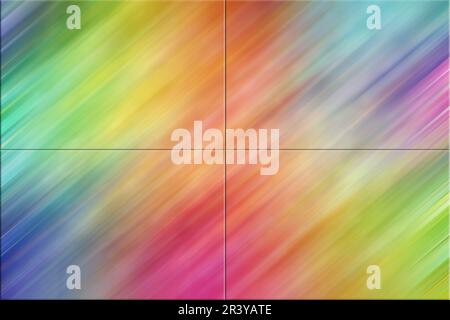 Astratto arcobaleno gradiente piastrelle texture, disegno colorato sfocato, astratto arcobaleno sfondo. illustrazione 3d Foto Stock