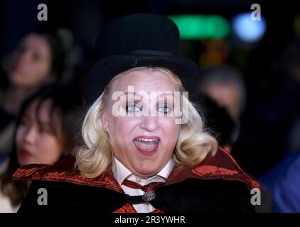 Londra, Regno Unito. 02nd Ott 2019. Daisy May Cooper partecipa alla prima edizione europea e al gala serale di apertura di 'The Personal History of David Copperfield' durante il BFI London Film Festival 63rd all'Odeon Luxe Leicester Square. (Foto di Fred Duval/SOPA Images/Sipa USA) Credit: Sipa USA/Alamy Live News Foto Stock