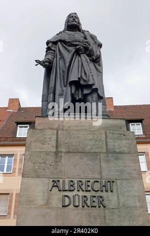 Albrecht Durer Monumento a Norimberga Foto Stock