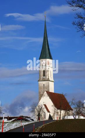 Chiesa di San ramo L'Assunzione di Maria a Kirchreit in Baviera, Germania Foto Stock