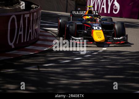 10 HADJAR Isack (fra), Hitech Grand Prix, Dallara F2, azione in occasione del 5th° round del Campionato FIA di Formula 2 2023 dal 26 al 28 maggio 2023 sul circuito di Monaco, a Monaco - Foto Julien Delfosse/DPPI Foto Stock