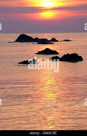 Cala Mesquida.Menorca.Reserva de la Bioesfera.Illes Balears.EspaÃ±a.. Foto Stock