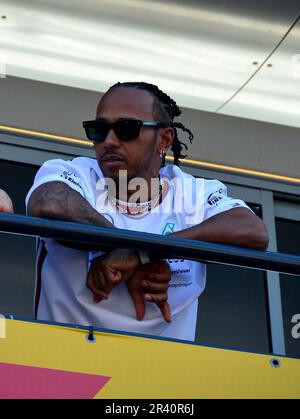 Monte Carlo, Monaco. 25th maggio, 2023. 05/25/2023, circuito di Monaco, Monte Carlo, Formula 1 Gran Premio di Monaco 2023, nella foto Lewis Hamilton (GBR), Mercedes-AMG Petronas Formula uno Team Credit: dpa/Alamy Live News Foto Stock