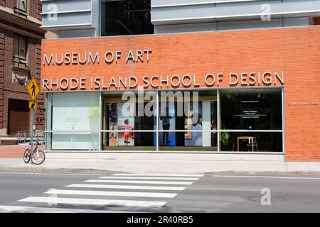 Museo d'Arte, Rhode Island School of Design, RISD, nel centro di Providence, Rhode Island, USA Foto Stock