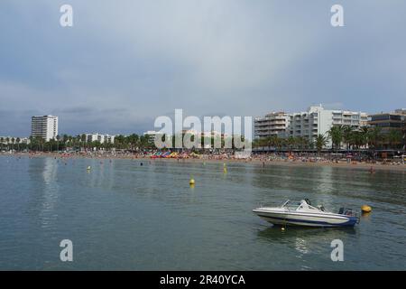 Vista di Salou, Spagna Foto Stock