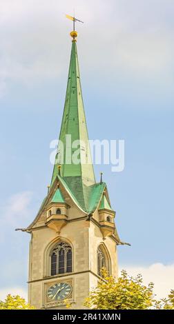 Chiesa predicatrice Zurigo, Svizzera Foto Stock