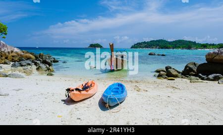 Isola di KLA di fronte all'Isola di Koh Lipe Thailandia Meridionale Foto Stock