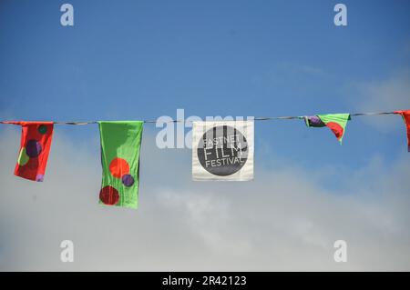 Schull, West Cork, Irlanda. 26th maggio, 2023. Fastnet Film Festival 2023 attributi. Credit: Karlis Dzjamko/Alamy Live News Foto Stock