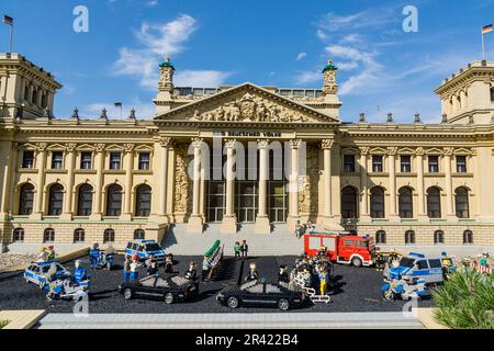 Parque de atracciones Legoland, Günzburg Alemania, l'Europa. Foto Stock