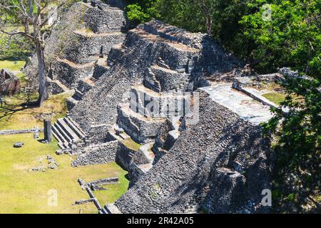 Piramide in Belize Foto Stock