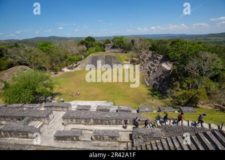 Piramide in Belize Foto Stock